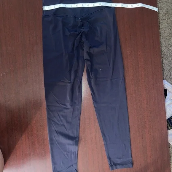 Aerie dark grey High-Waisted Leggings 7/8 - Picture 4 of 5